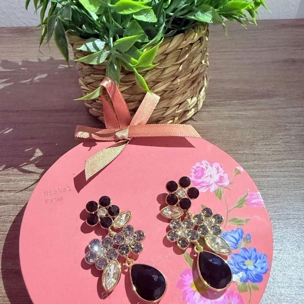 A New Day Floral Gemstone Earrings